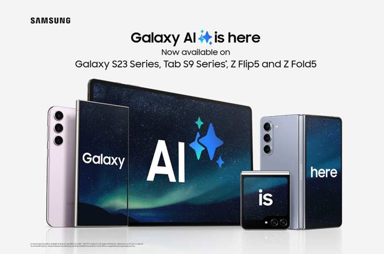 Funciones IA Samsung Galaxy S23, Z Flip 5, Z Fold 5 y Galaxy Tab S9.
