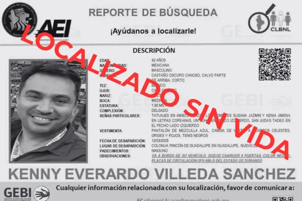 Aficionado de Monterrey desaparecido en Torreón es hallado sin vida
