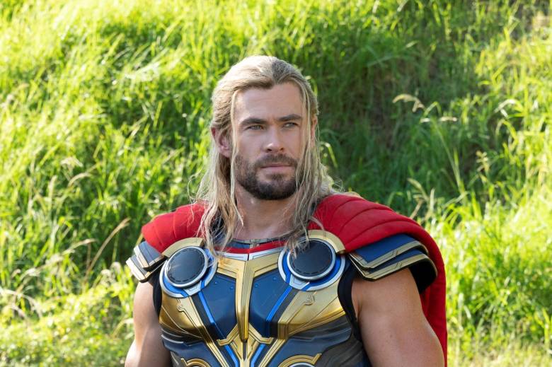 Chris Hemsworth en Thor: love and Thunder, una de las peores actuaciones de 2022