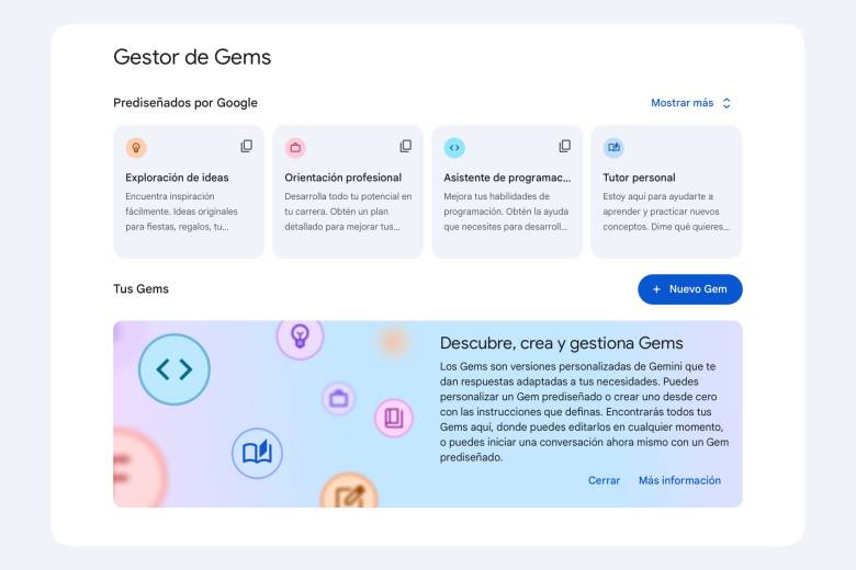 El Gestor de Gems está a disposición de todos los usuarios