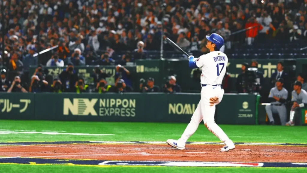 Shohei Ohtani batea un espectacular jonrón en la victoria de los Dodgers sobre los Gigantes de Yomiuri