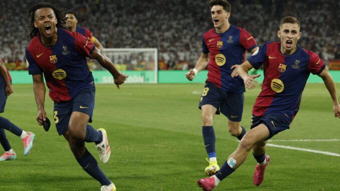 Barcelona gana la Copa del Rey al vencer en tiempo extra a Real Madrid