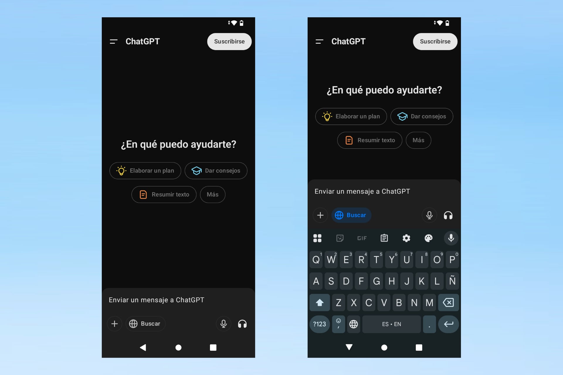 En iOS y Android no es posible integrar este asistente para buscar con ChatGPT en Chrome por defecto