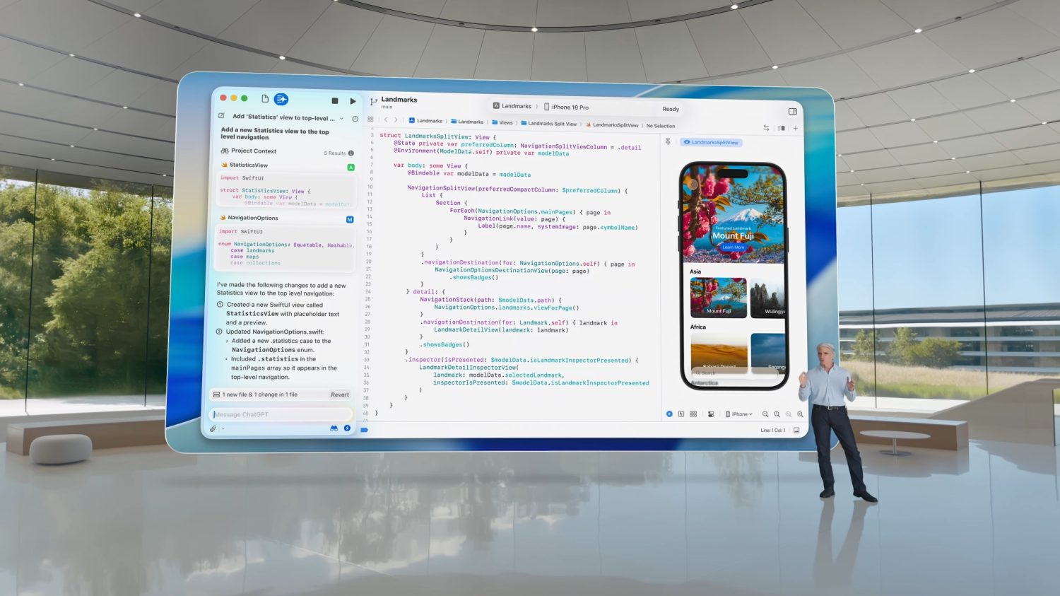 Xcode 26 se integra con ChatGPT y más funciones de IA