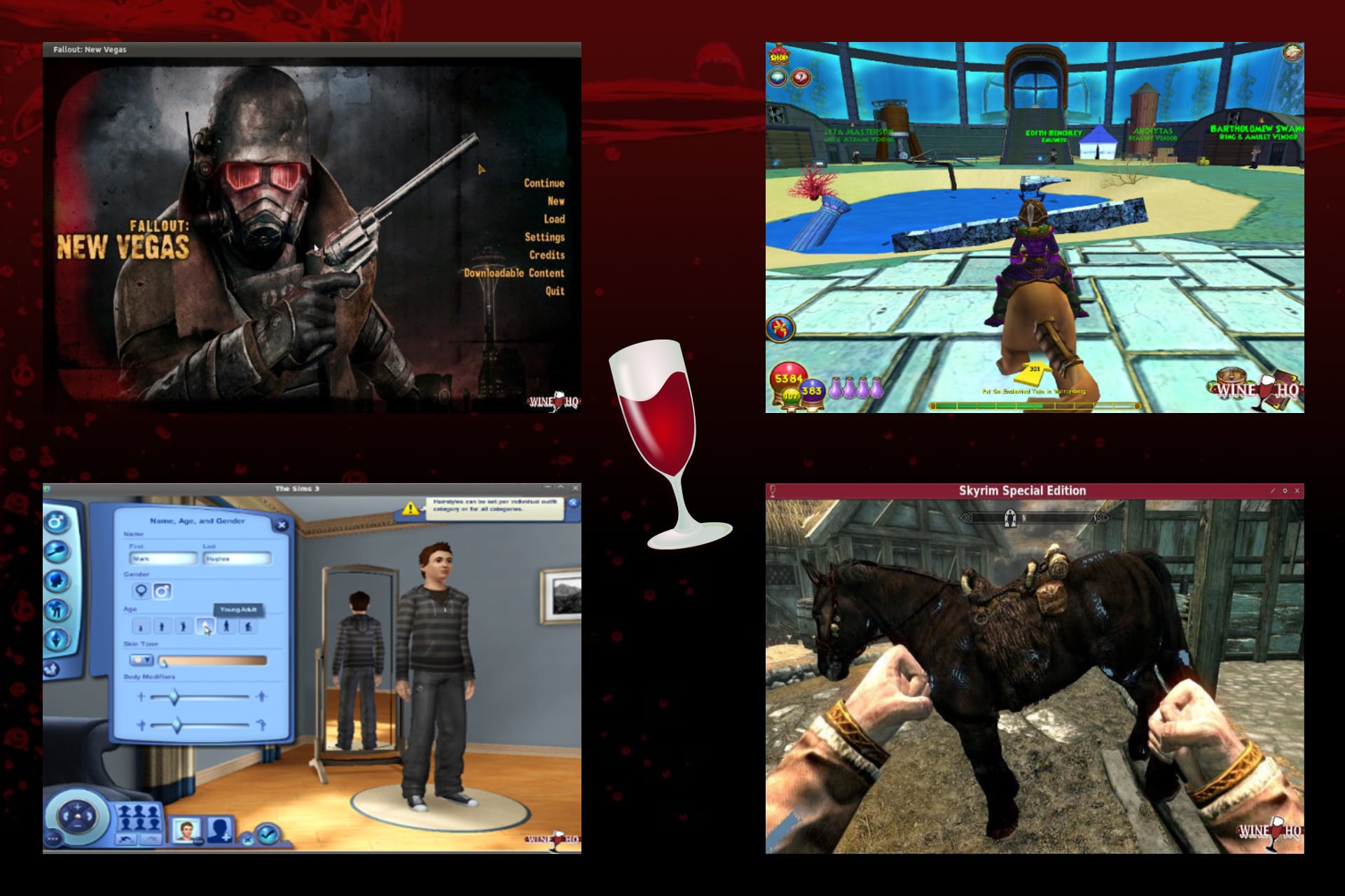 Wine permite ejecutar apps y juegos de Windows en Mac y Linux