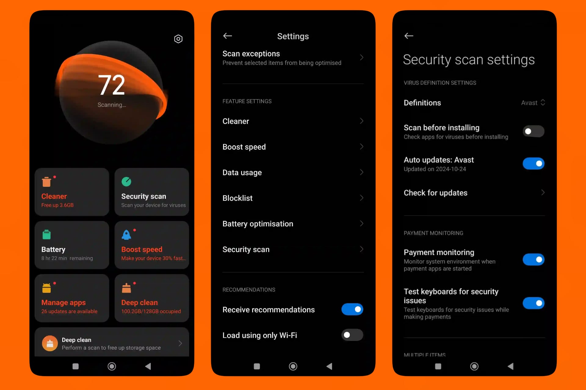 Antivirus de Xiaomi - Escaneo de seguridad