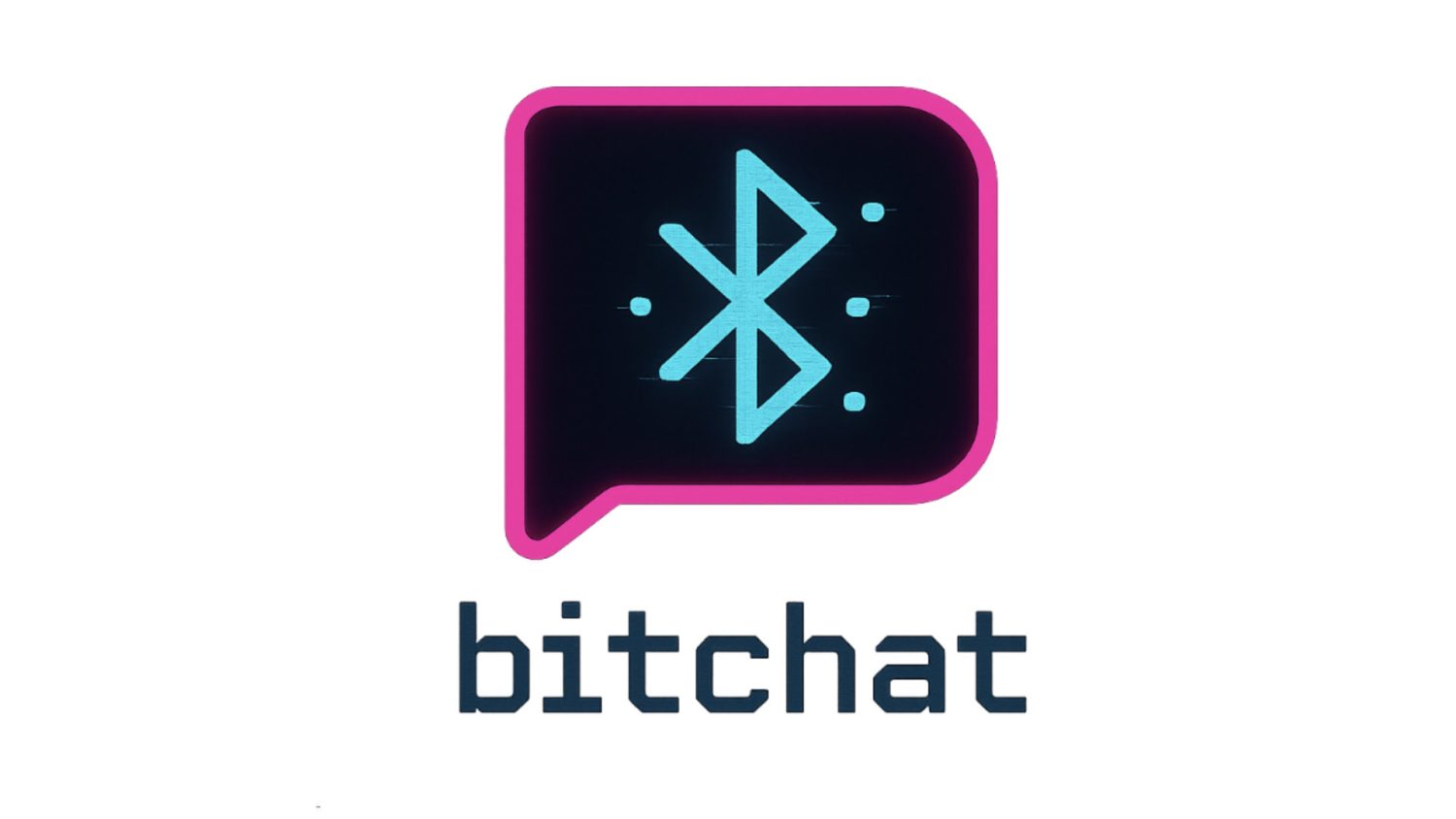 Logo de Bitchat, la app de mensajería de Jack Dorsey que no necesita internet