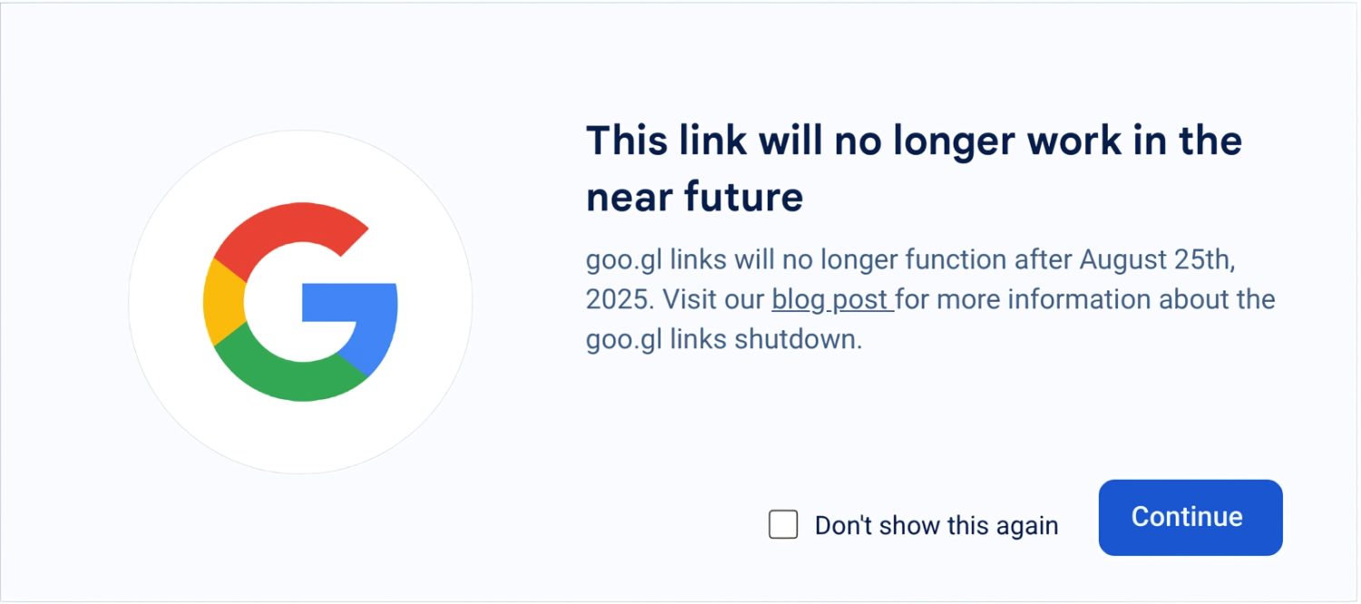 Google romperá todos los links creados con goo.gl, su acortador de URL