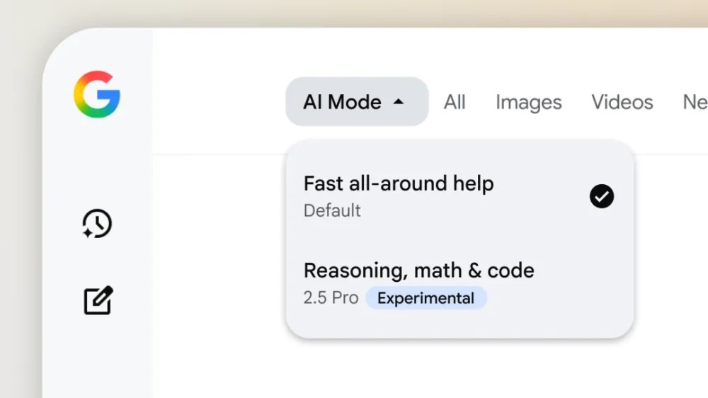 Gemini 2.5 Pro se integra en el Modo IA del buscador de Google.