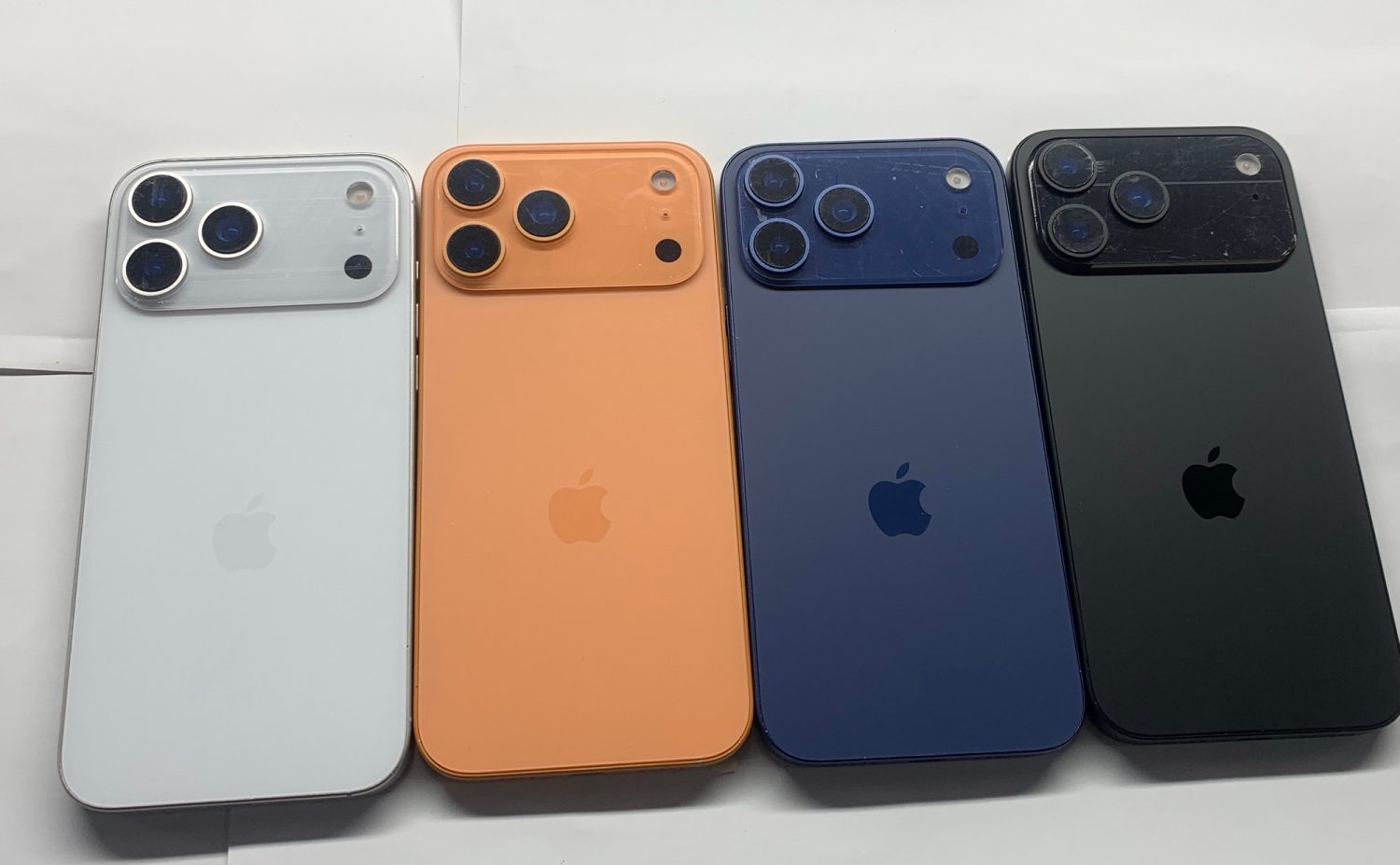 Así se verían los iPhone 17 Pro y Pro Max de color naranja