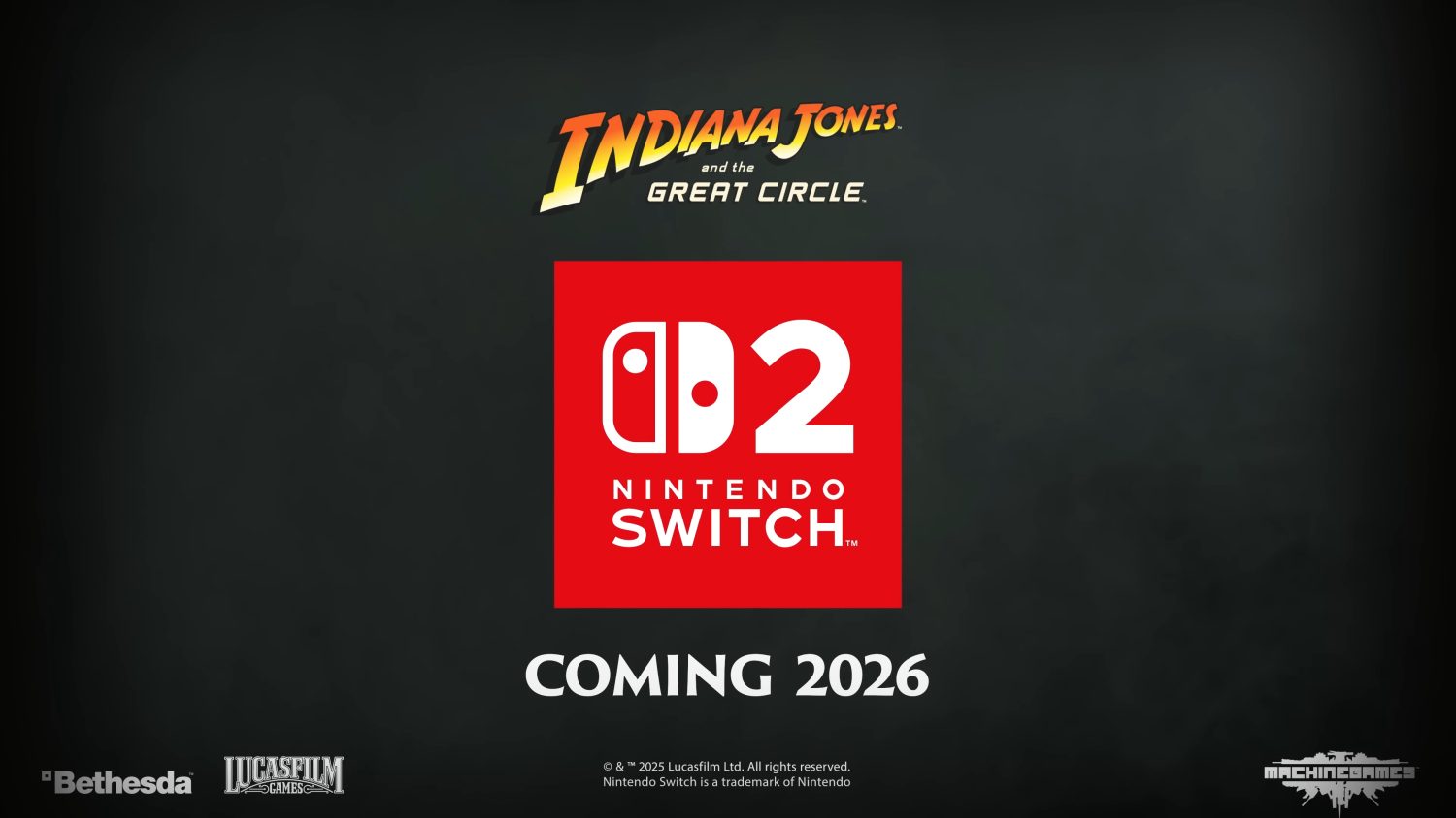Indiana Jones y el Gran Círculo llegará a la Nintendo Switch 2 en 2026