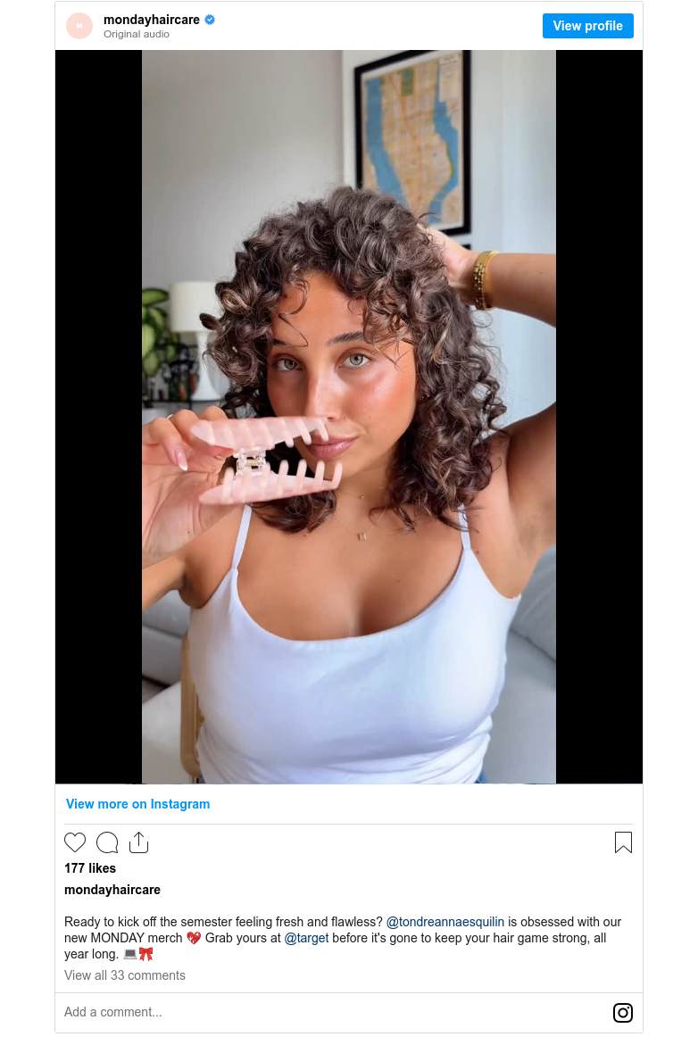 MONDAY Haircare on Instagram: 
