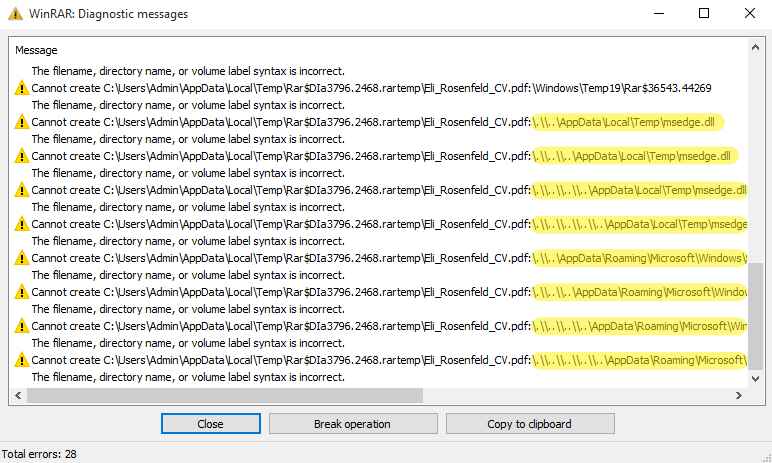 WinRAR vulnerabilidad dia cero