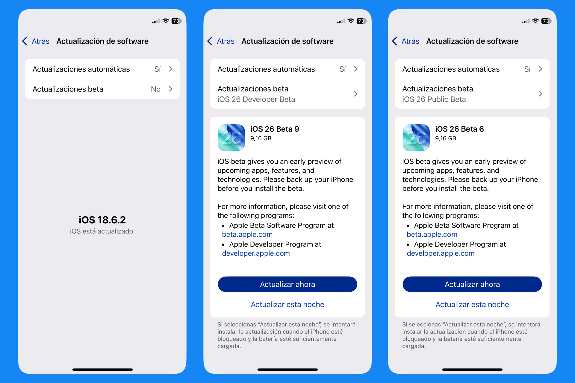 Instalar iOS 26 es como actualizar tu iPhone