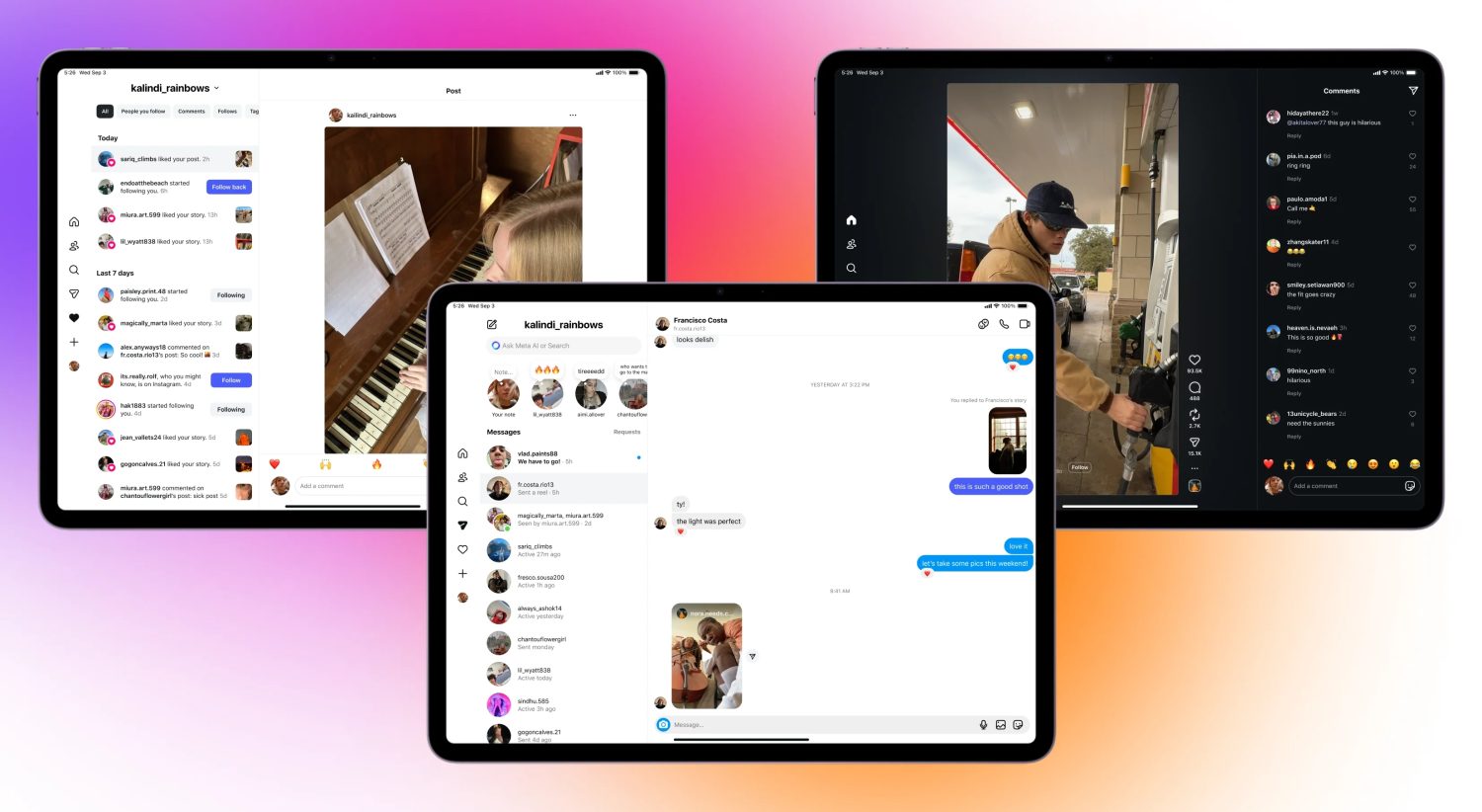 Instagram lanza su app para iPad después de 15 años de espera
