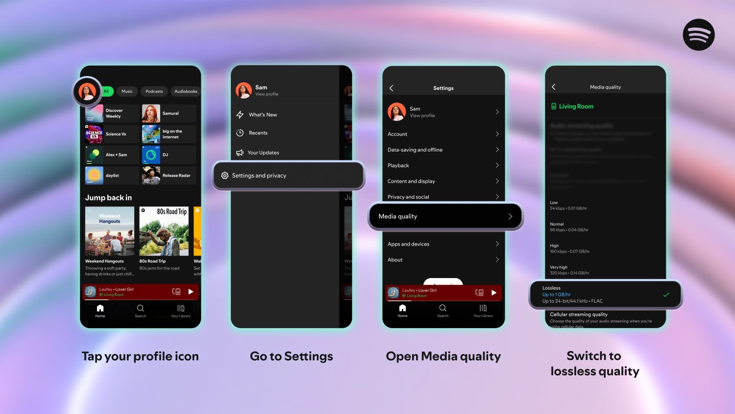 Spotify Lossless está aquí: así se activa el audio sin pérdida en el plan premium