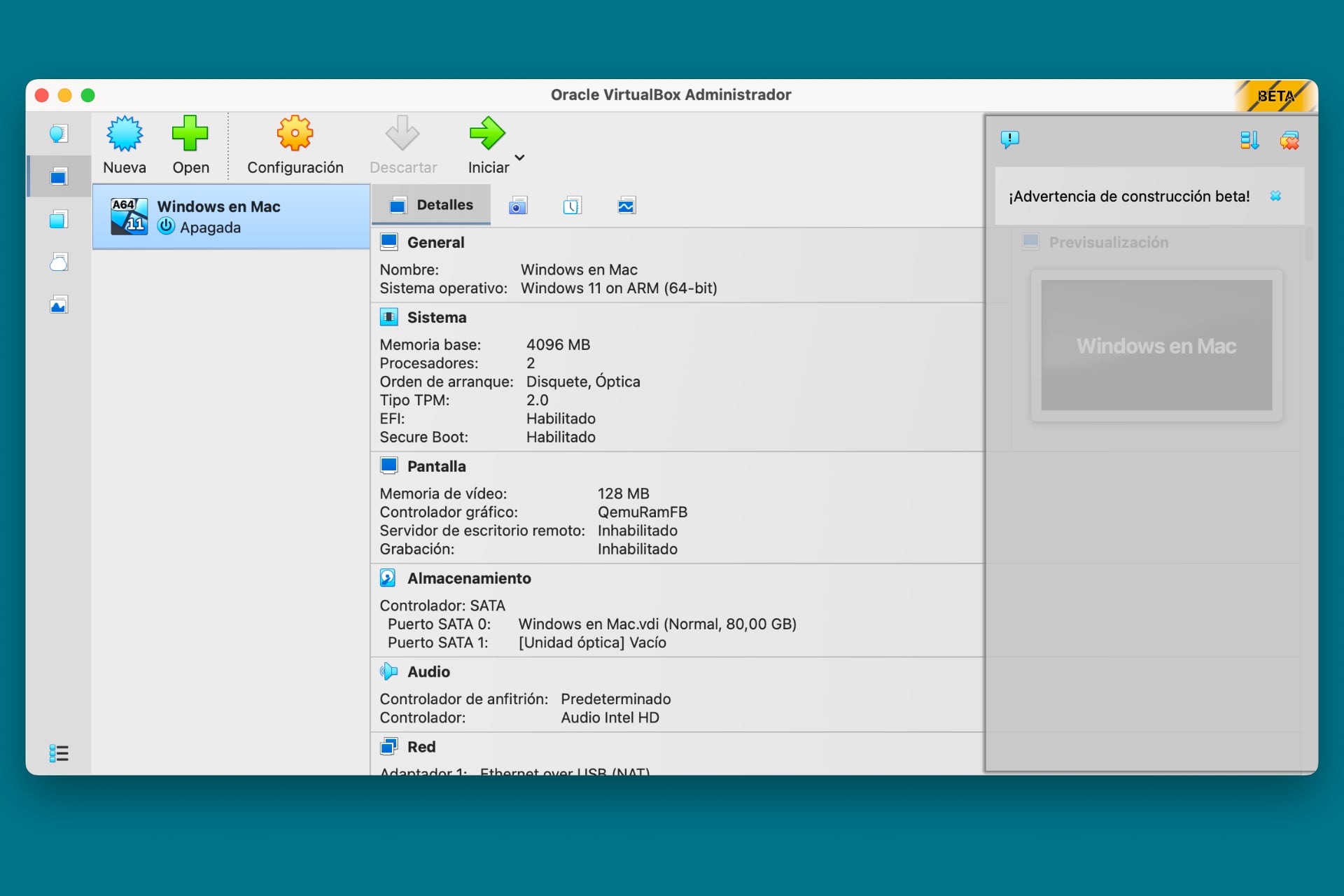 VirtualBox te permite instalar Windows en Mac para tareas que no requieren emulación gráfica