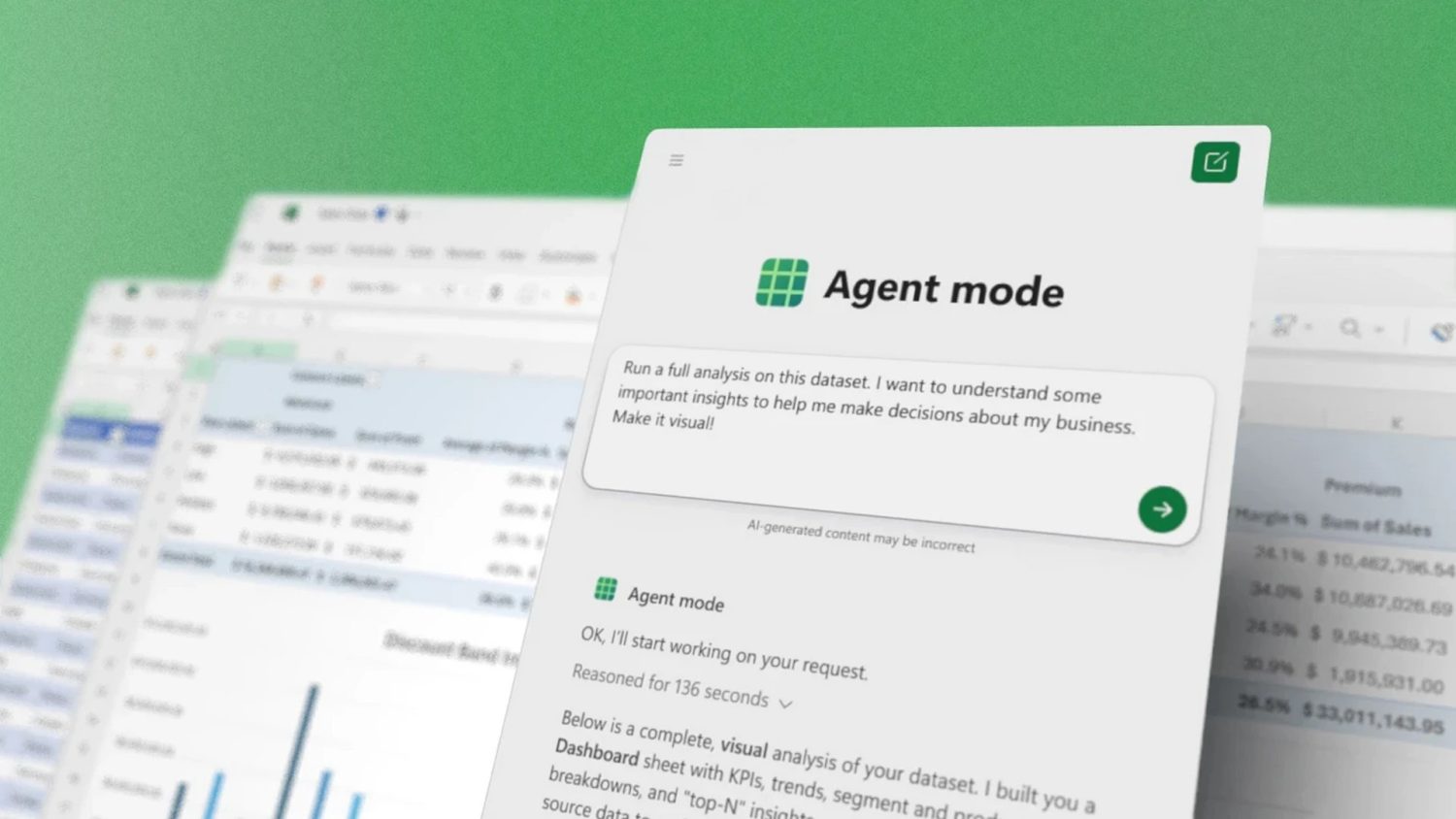 Modo Agente de Excel