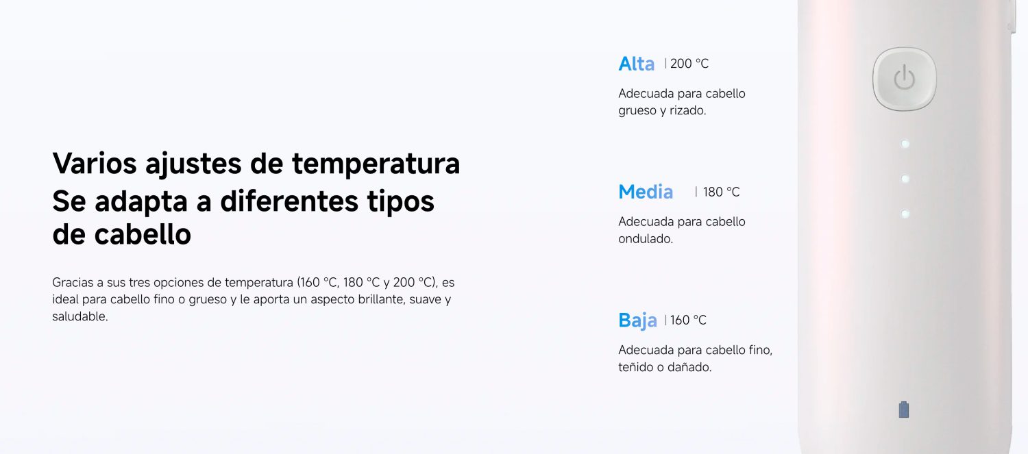 cepillo alisador de Xiaomi