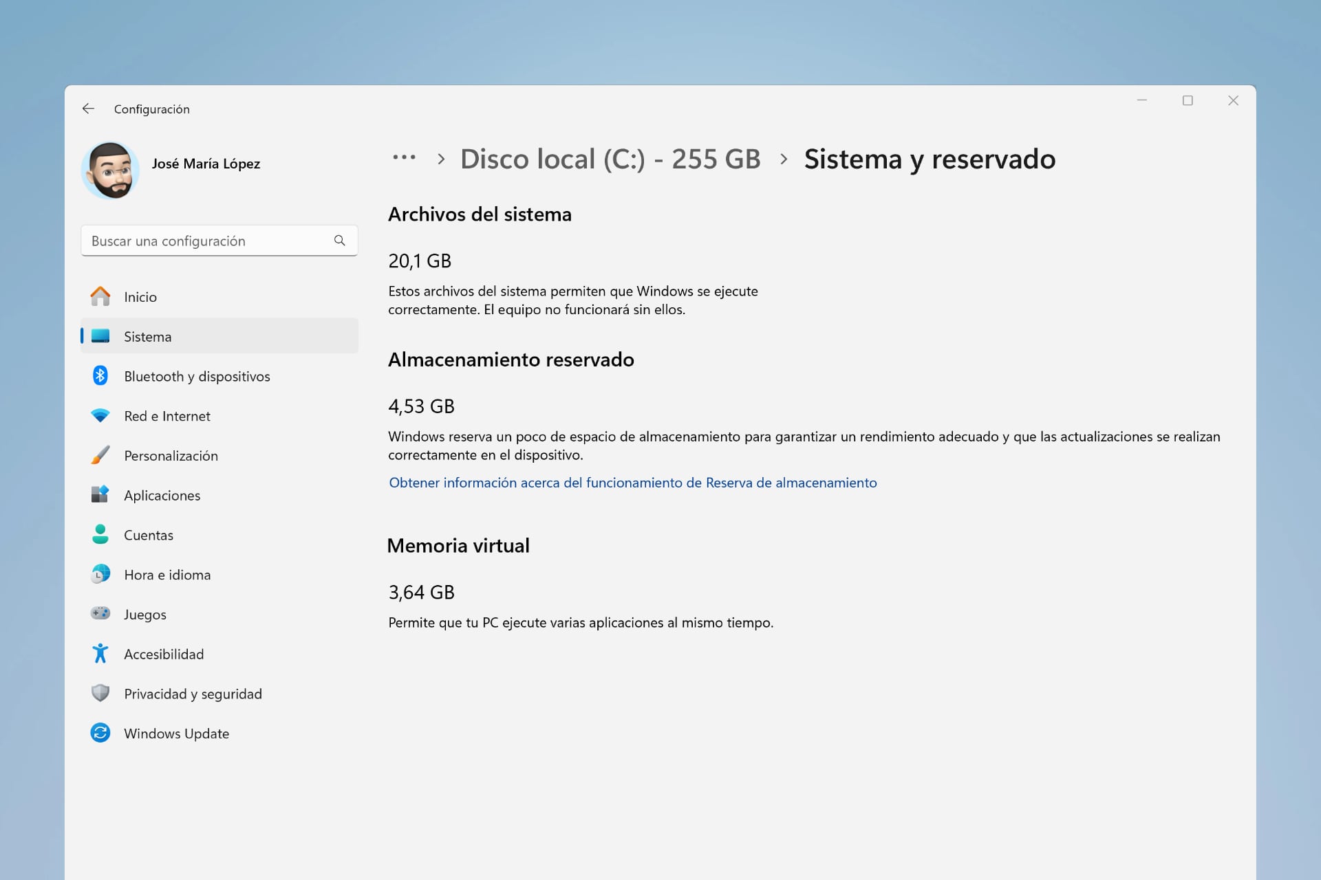 Liberar espacio en Windows cambiando un ajuste de almacenamiento