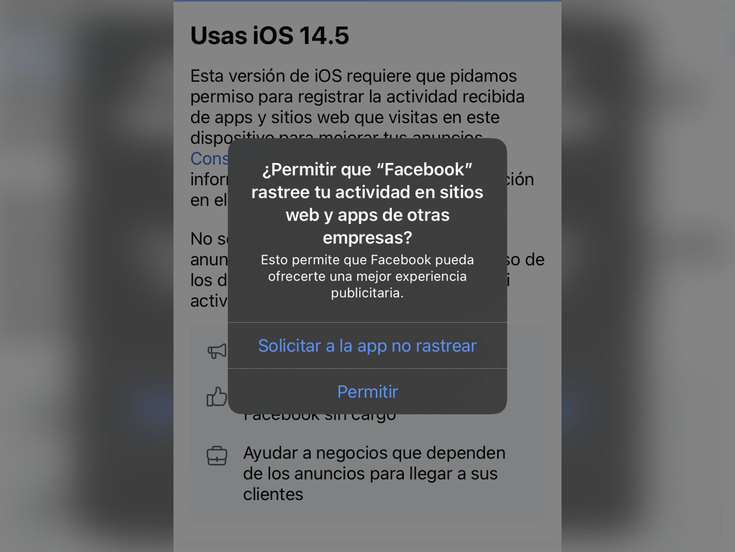 App Tracking Transparency - iOS 14.5 | privacidad iPhone
