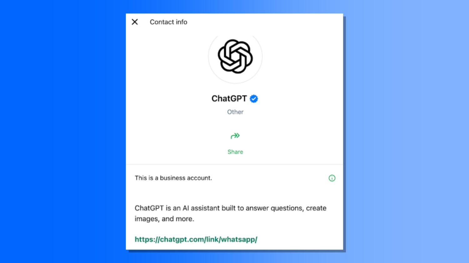ChatGPT ya no se podrá usar desde WhatsApp