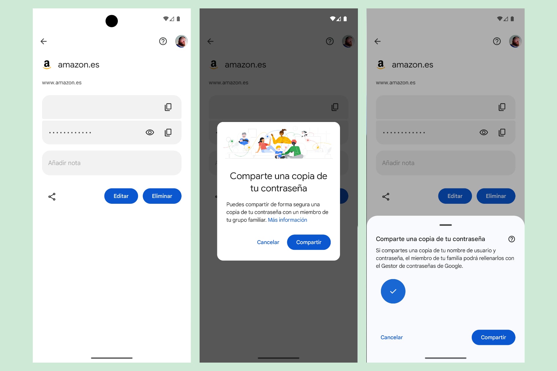 Gestor de contraseñas de Google - Contraseñas en Android