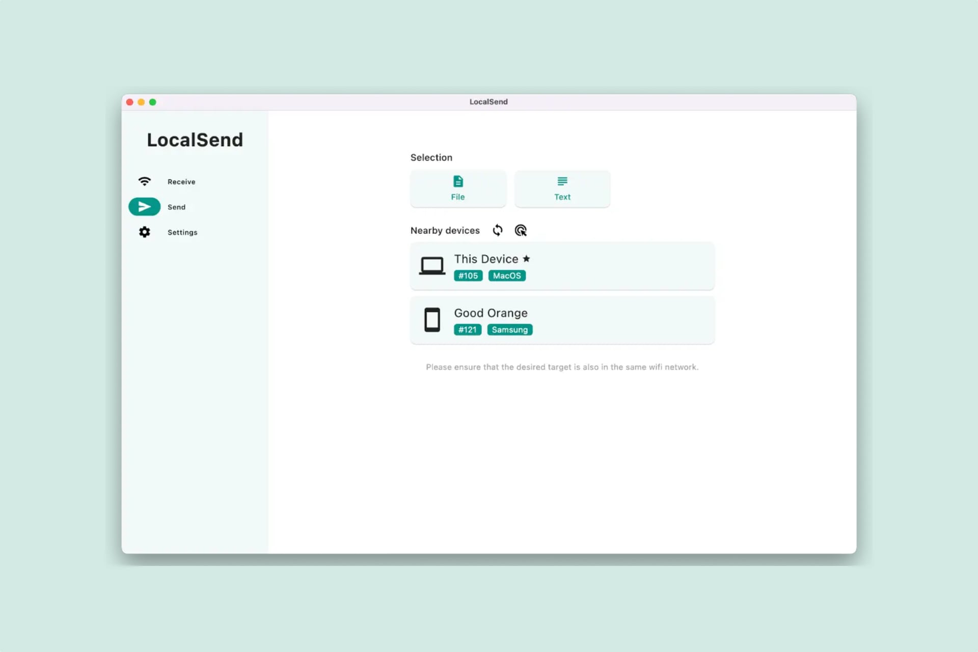 Compartir archivos entre dispositivos, gratis y sin cables con LocalSend