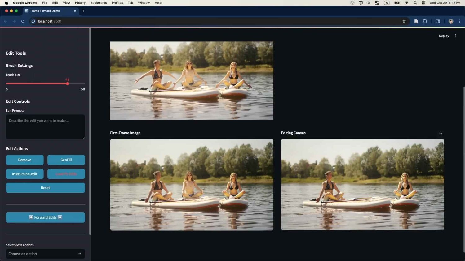 Adobe Project Frame Forward IA