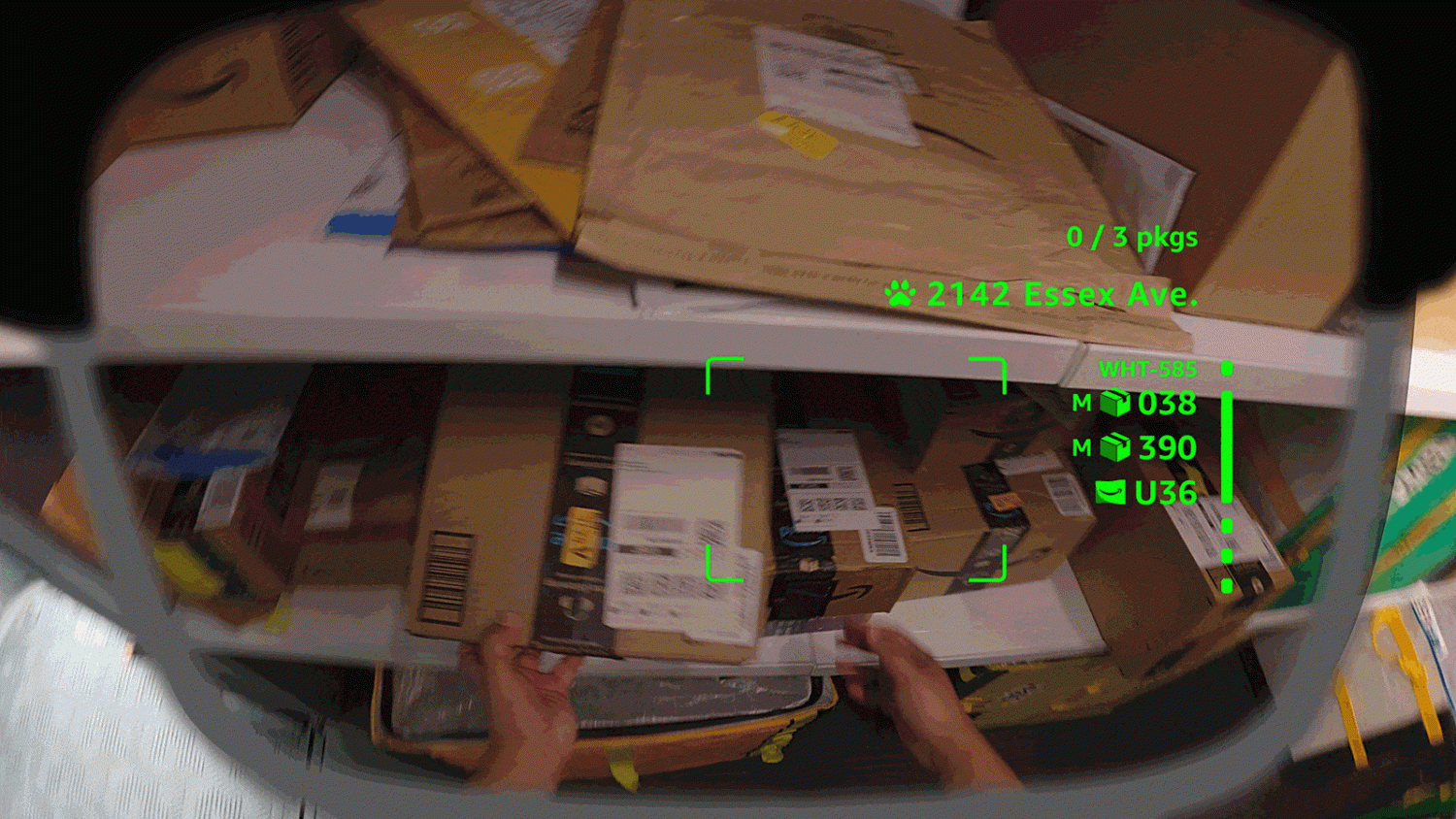 Amazon gafas inteligentes para repartidores