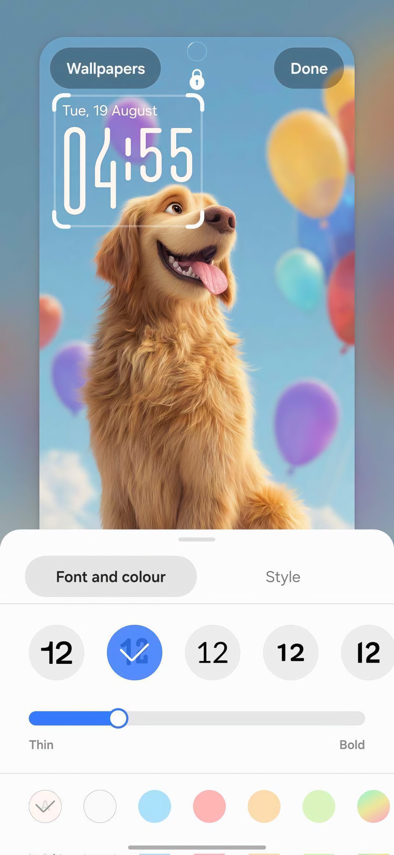 One UI 8 pantalla de bloqueo