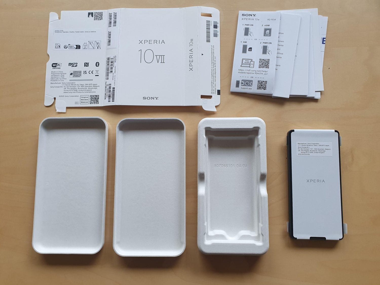 Sony Xperia 10 VII, el primer móvil sin cargador ni cable USB en la caja