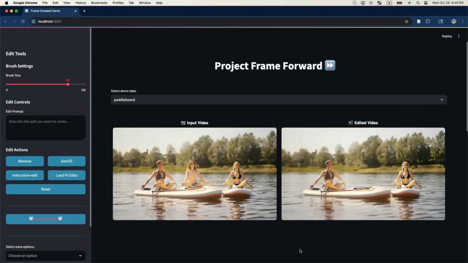 Adobe Project Frame Forward IA