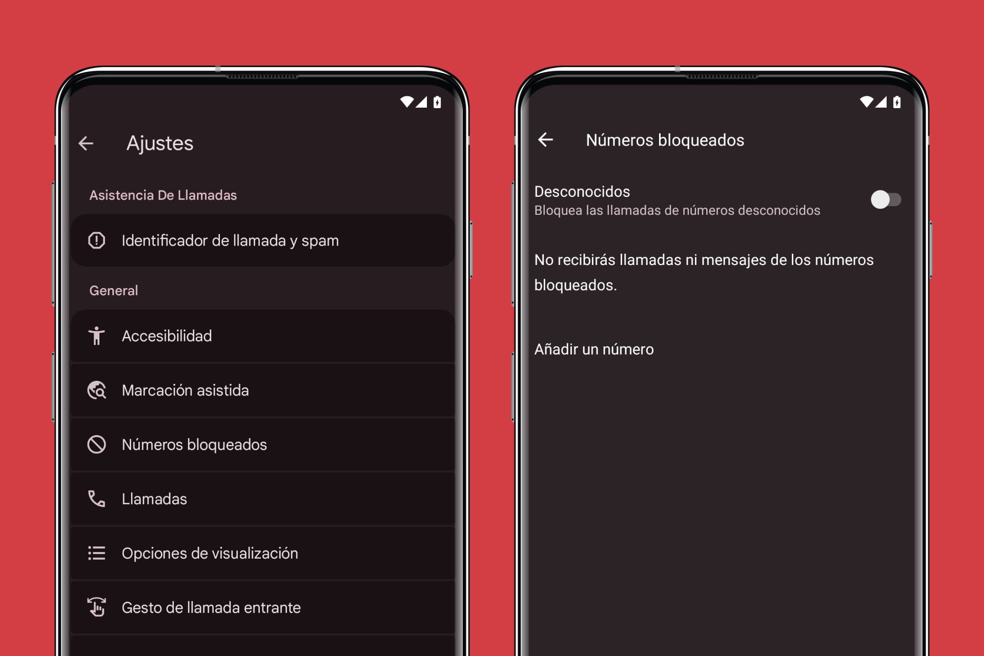 Bloquea los números ocultos o privados para que no te molesten con llamadas