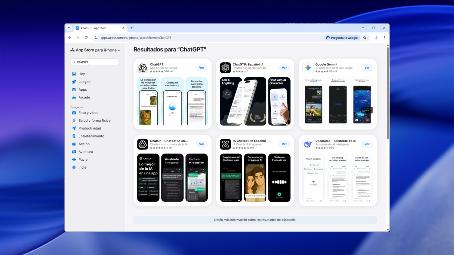 Apple lanza una nueva versión de la App Store para la web
