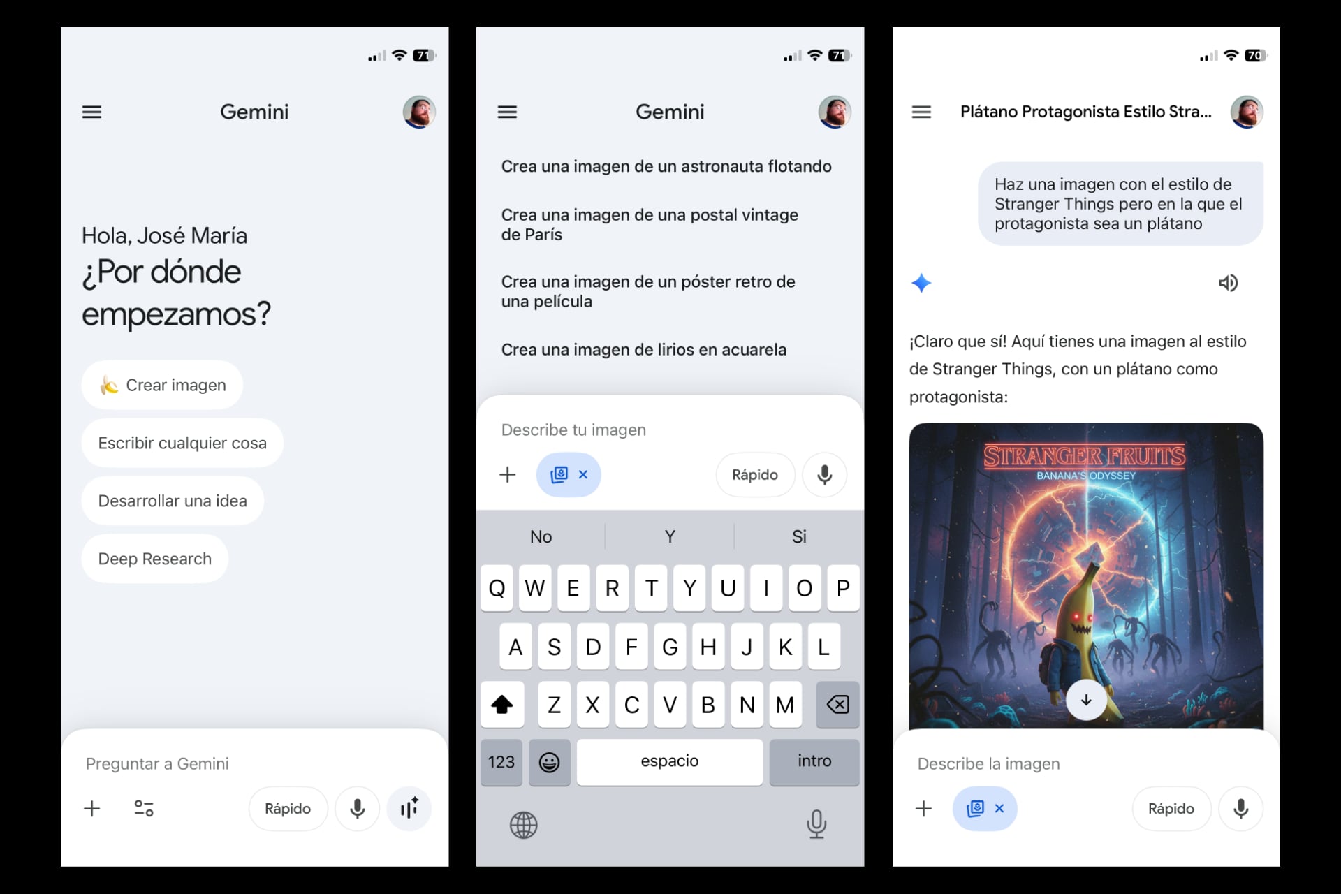Crea un personaje de Stranger Things con Nano Banana