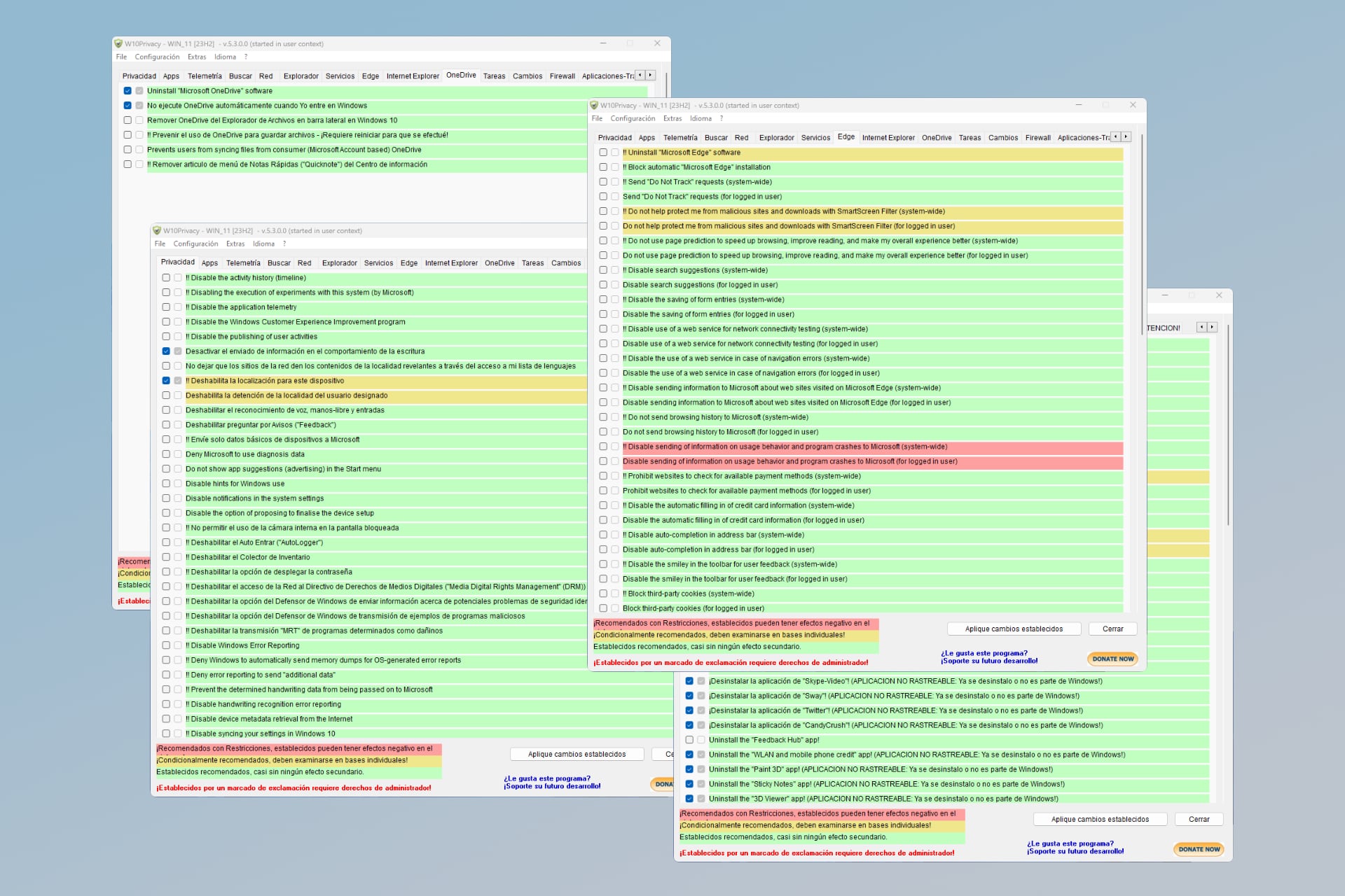 W10Privacy tiene todo lo que necesitas para controlar tu privacidad en Windows