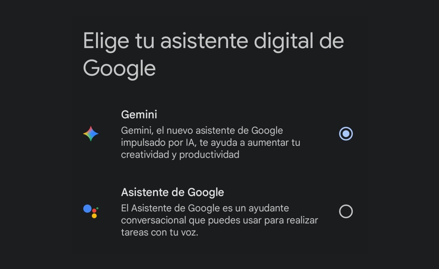 Gemini reemplazará definitivamente al Asistente de Google muy pronto