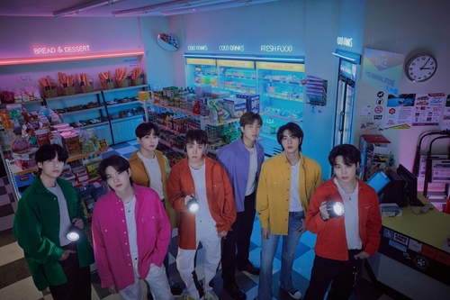 La foto de archivo, proporcionada por BigHit Music, muestra al grupo de K-pop BTS. (Prohibida su reventa y archivo)