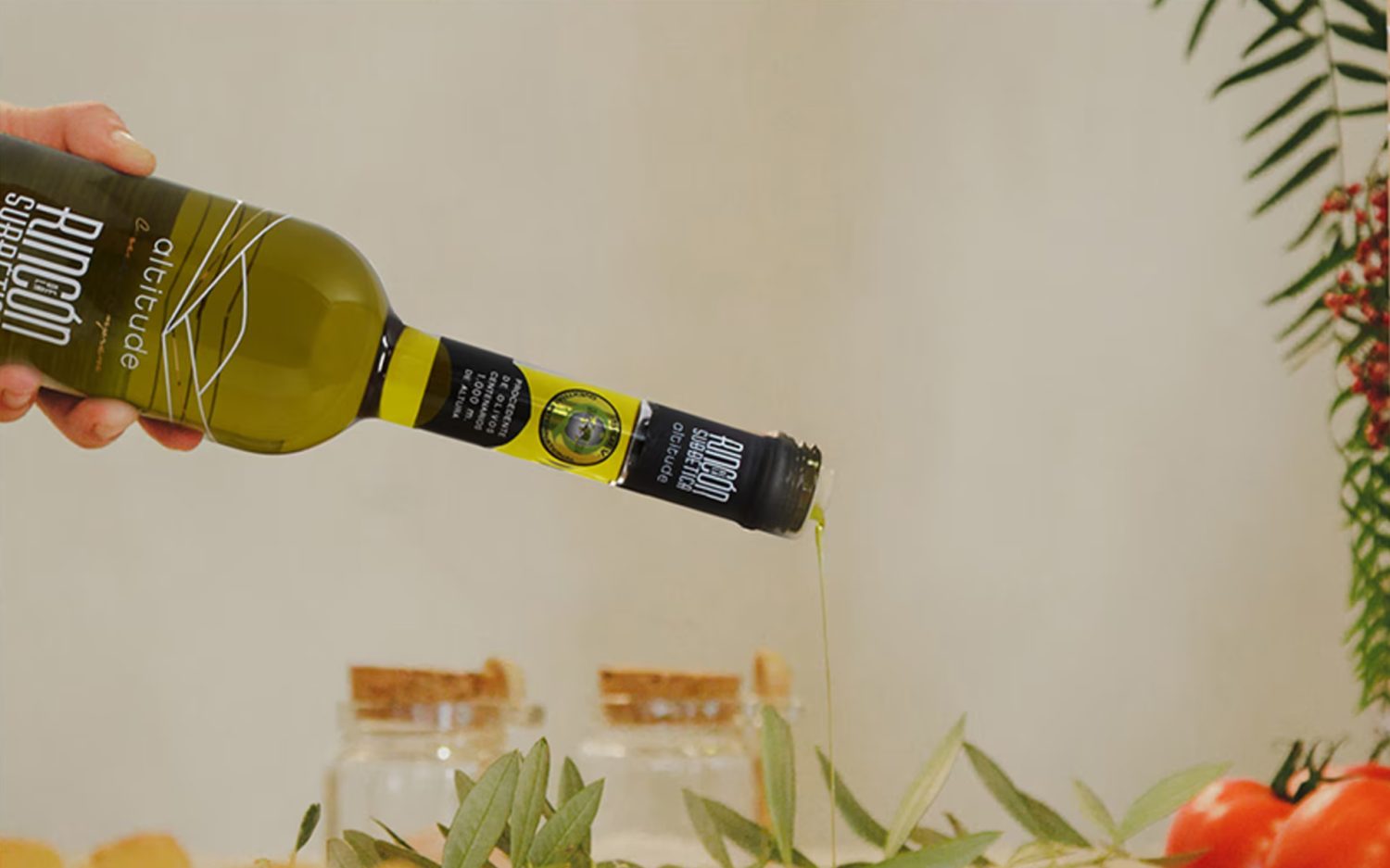 Aceite de oliva sin filtrar