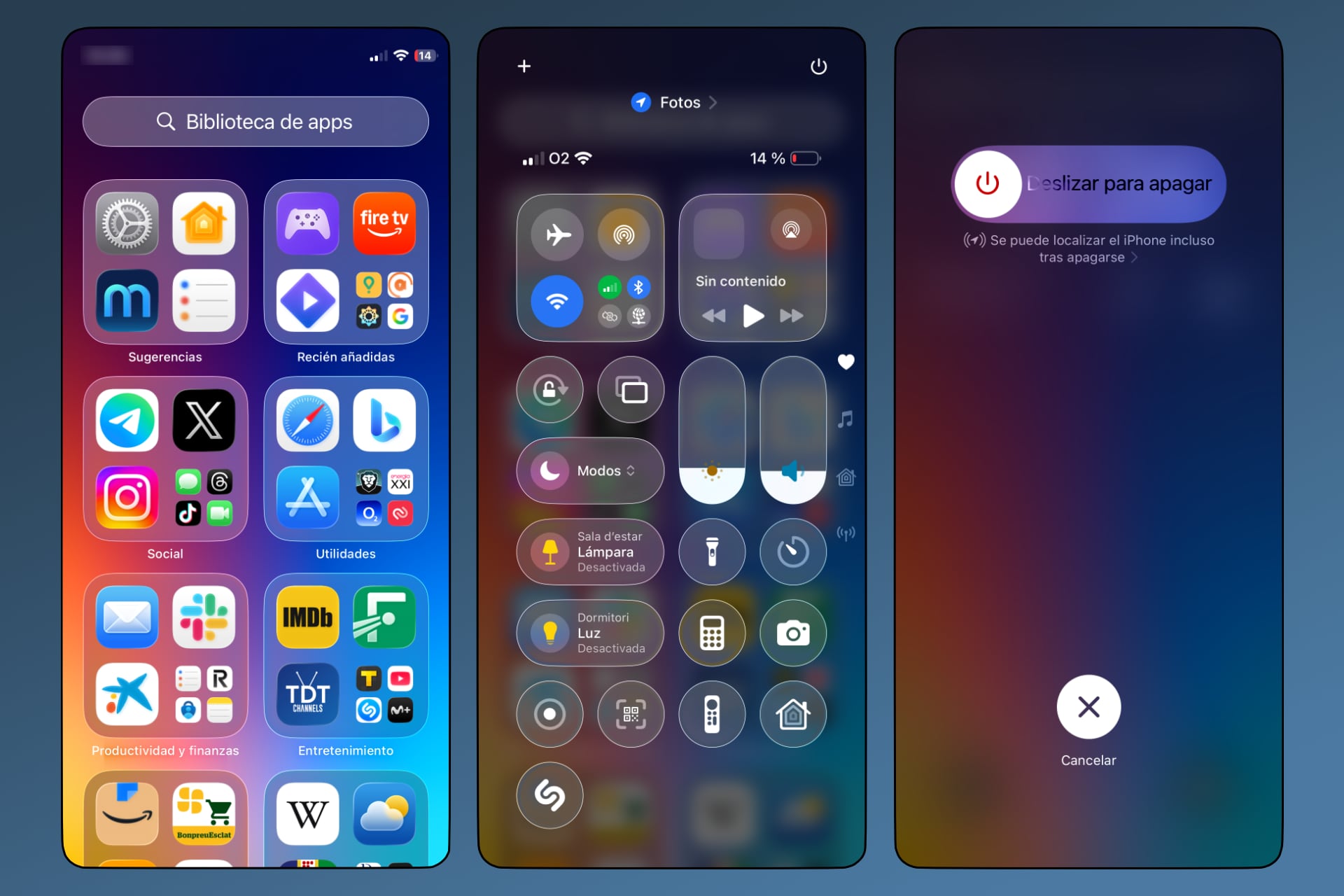 En el Centro de Control de iOS encontrarás botones y atajos interesantes
