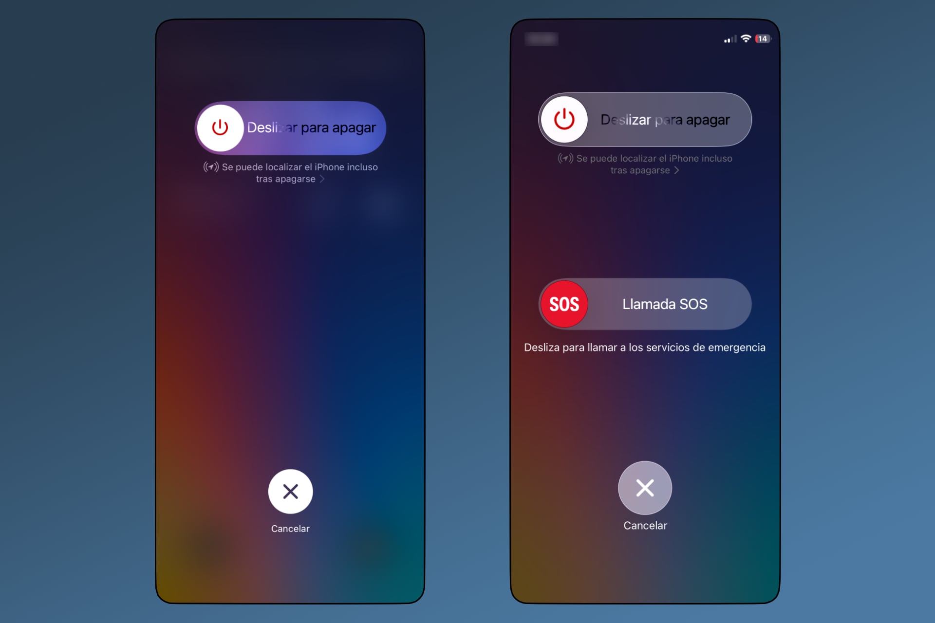 Para apagar el iPhone puedes usar los botones laterales