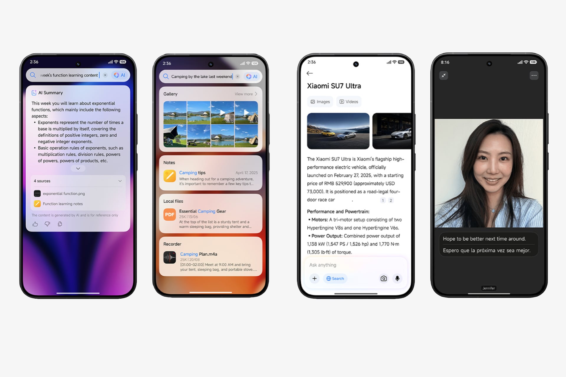 Xiaomi HyperAI sirve también para buscar online y en tu dispositivo, hacerle preguntas y mucho más