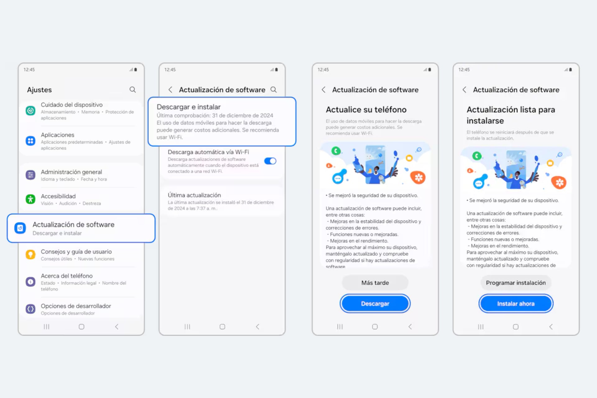 Para instalar Samsung One UI 8 tendrás que comprobar si tienes la actualización disponible en tu teléfono