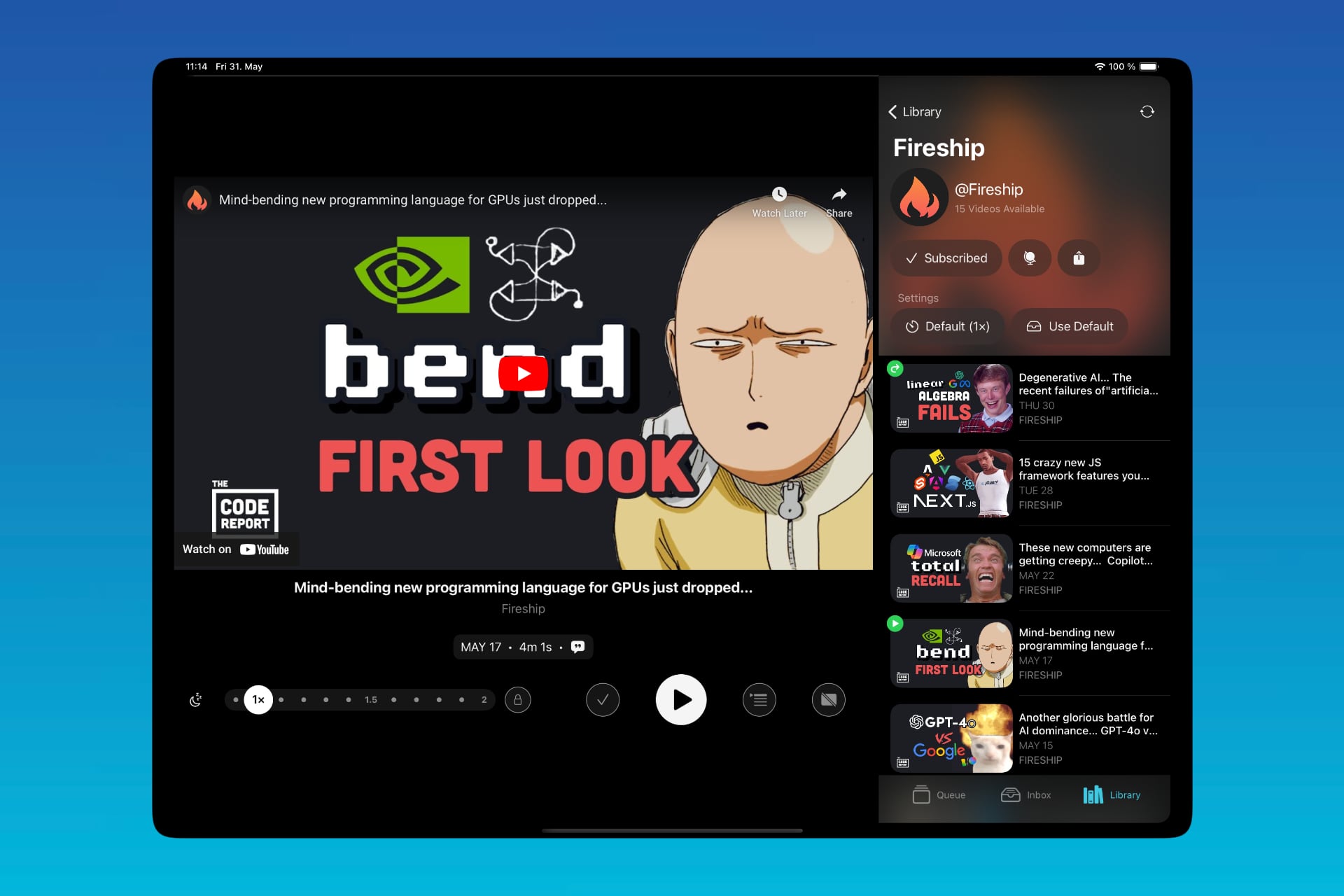 Unwatched es una buena opción para iPhone, iPad y Apple TV