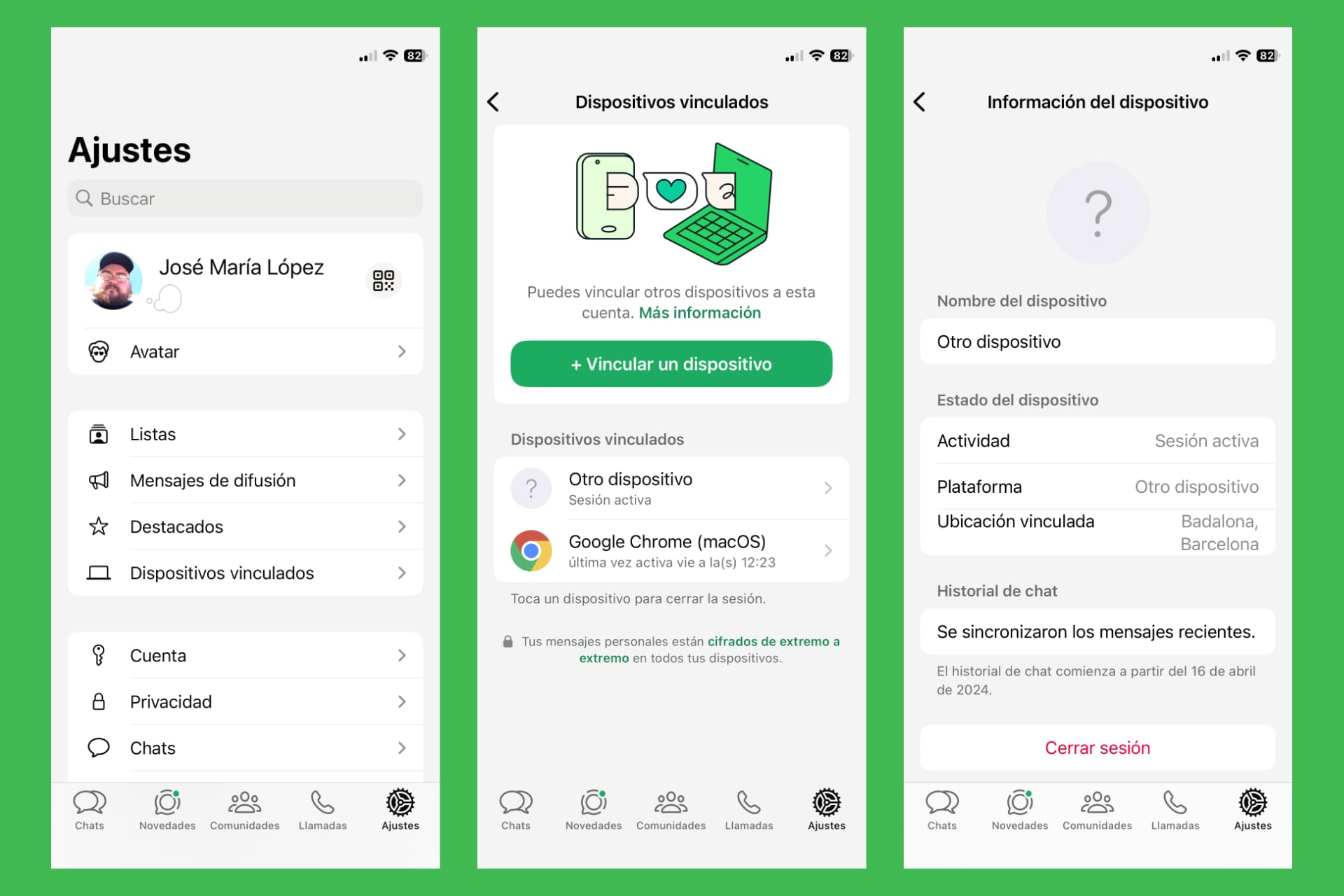Proteger WhatsApp de espías, mirones y estafadores