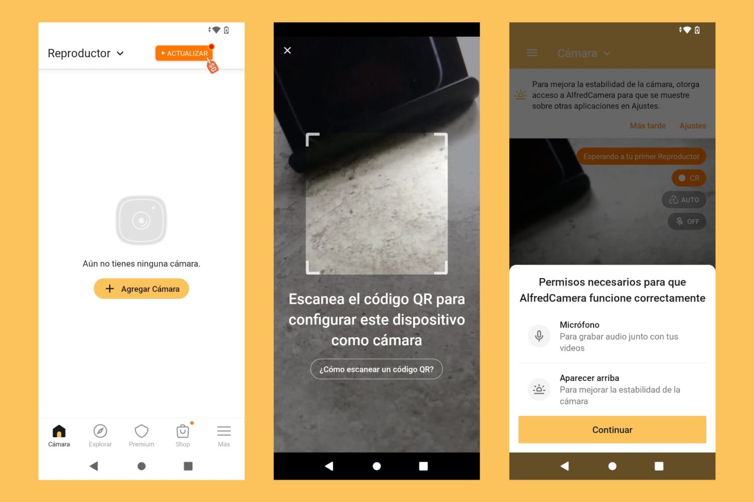 AlfredCamera, vigilancia con tu móvil