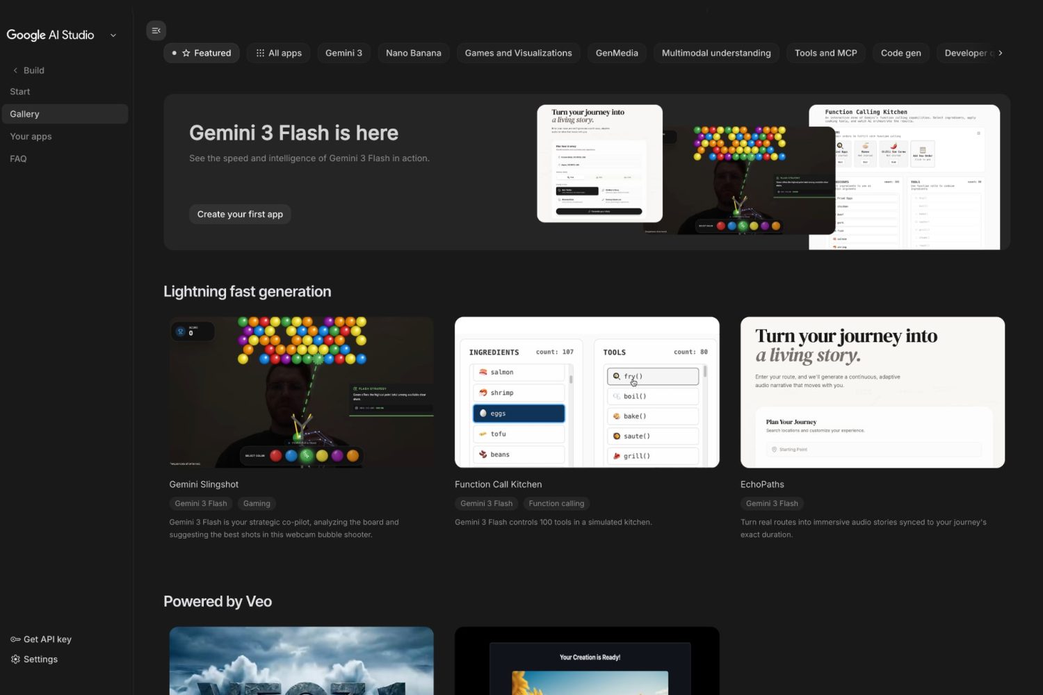 Con esta herramienta puedes sacar provecho de Gemini y crear apps y prototipos en minutos