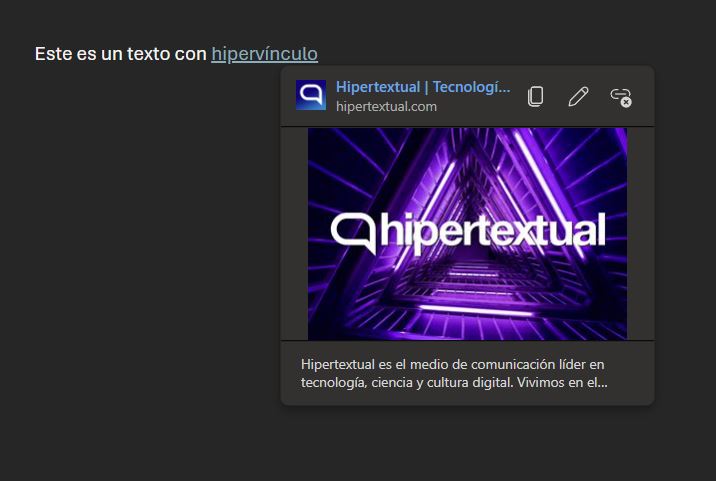 Hipervínculo automático en Word para la Web