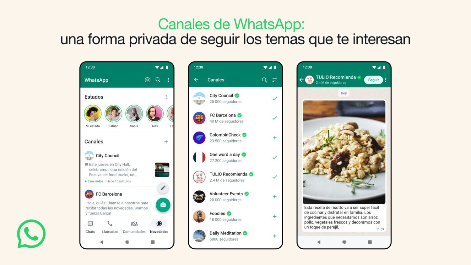 Canales de WhatsApp podrían ser regulados por la DSA en Europa